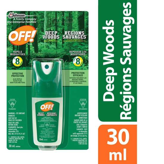 Off! Deep Woods Insect Repellent Pump Spray (30 ml)