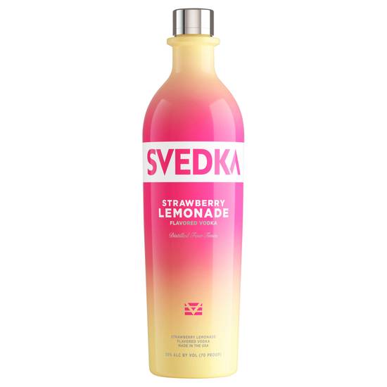 Svedka Strawberry Lemonade Flavored Vodka (1L bottle)