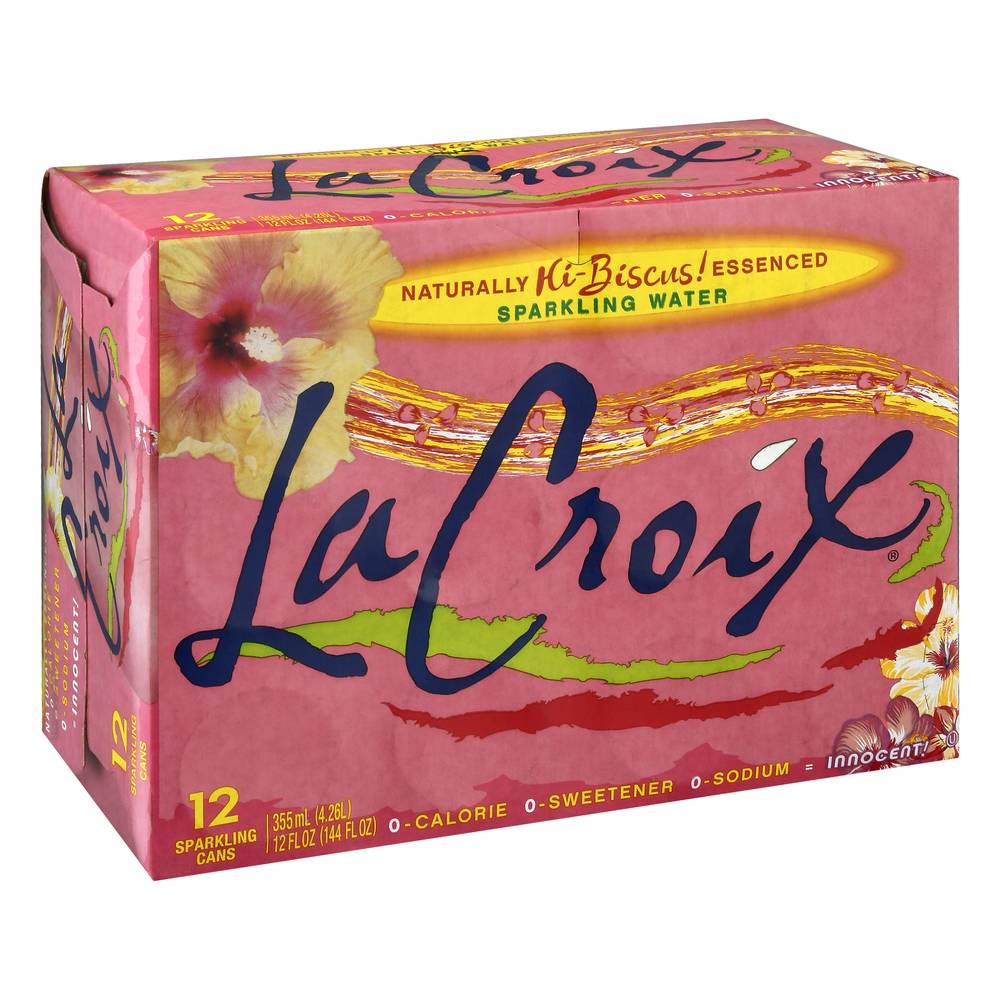 La Croix Hi-Biscus Sparkling Water (12 x 12 fl oz)