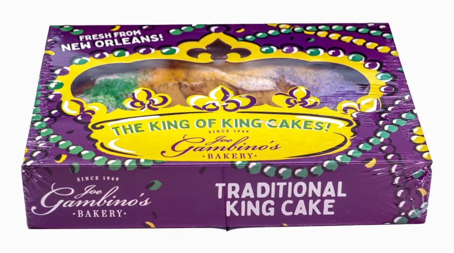 Joe Gambino's Bakery Traditional King Cake