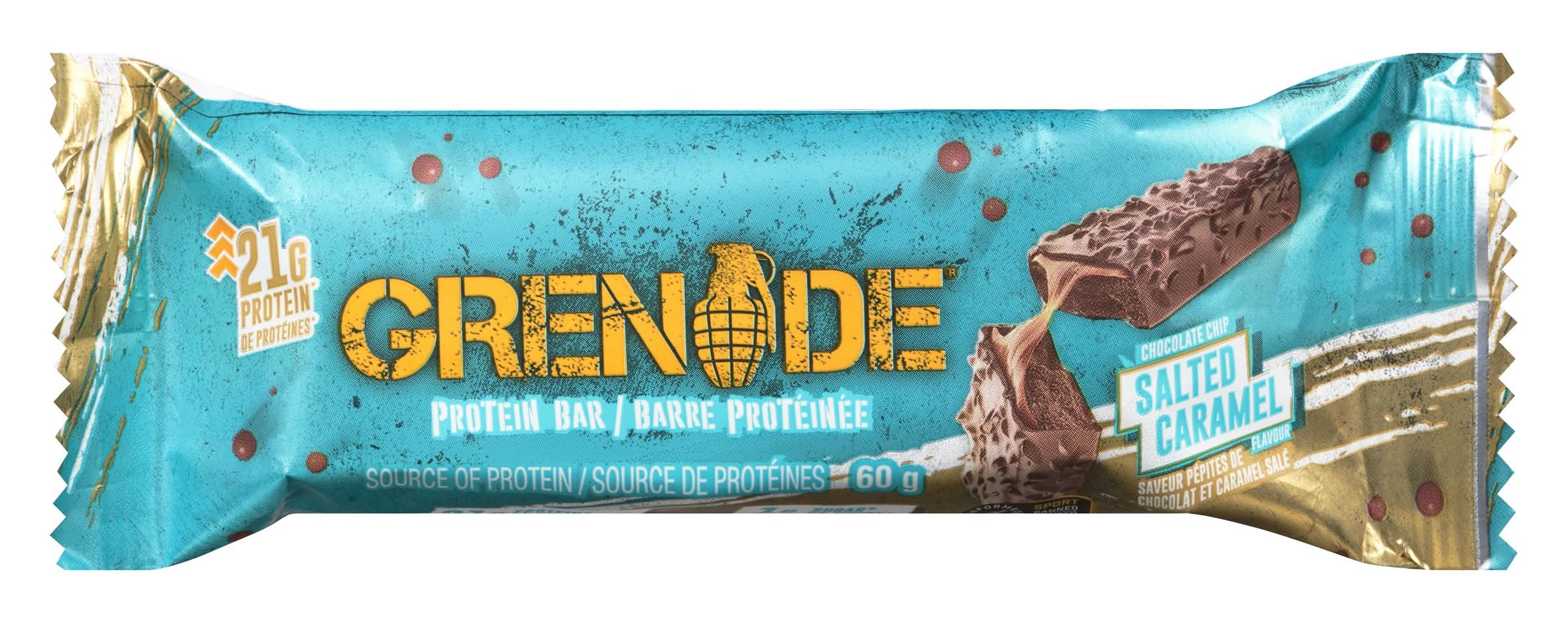 Carb killa barre riche en protéines 1 g de sucre - high protein bar 1 g sugar (pépites de chocolat & caramel salé)