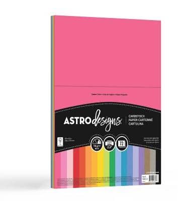 Astrodesigns Cardstock Sheets, Assorted (72 ct)