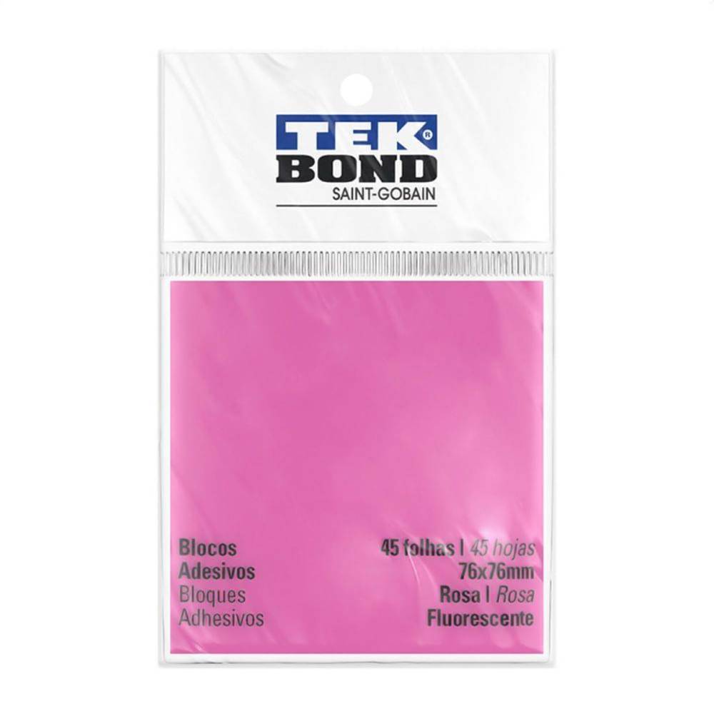 Tekbond bloco adesivo rosa (45 unidades)