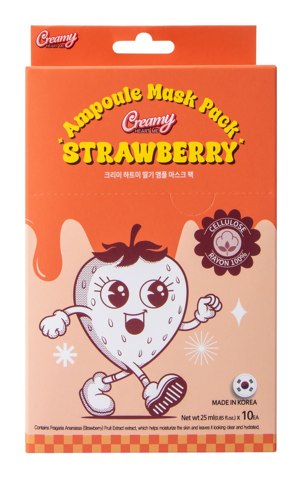 Creamy Heart Me Strawberry Ampoule Mask 10-Pack Strawberry