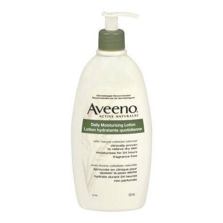 Aveeno lotion quotidienne active naturals sans parfum (532 ml) - fragrance free cream non-comedogenic (532 ml)