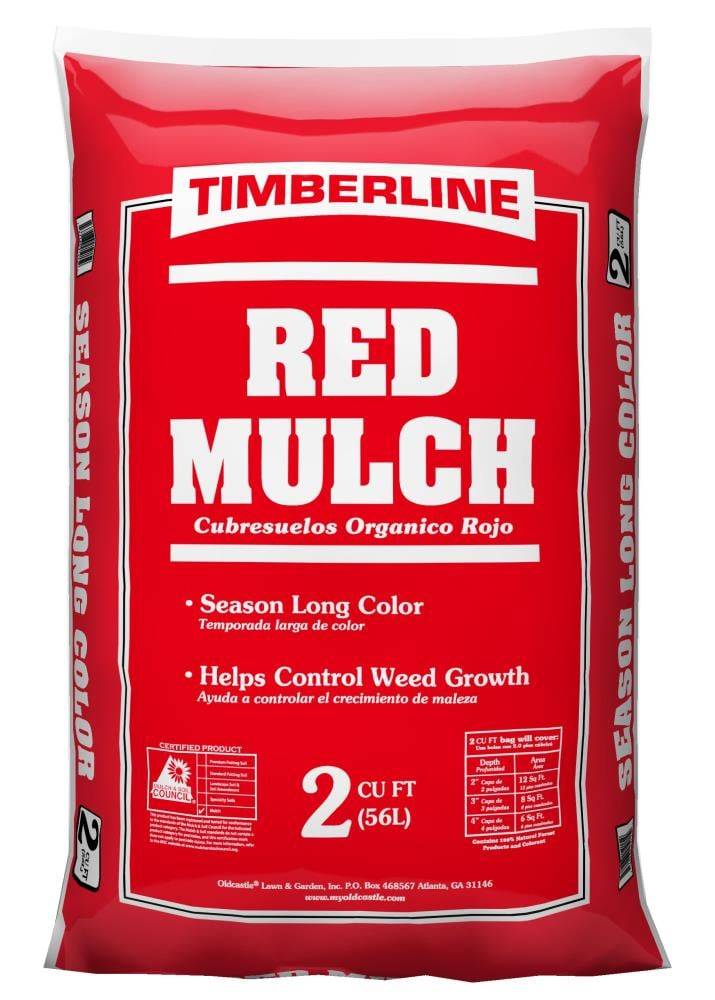 Timberline 2-cu ft Red Hardwood Mulch