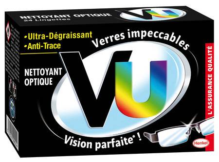 Nettoyant optique VU - la boite de 24 lingettes
