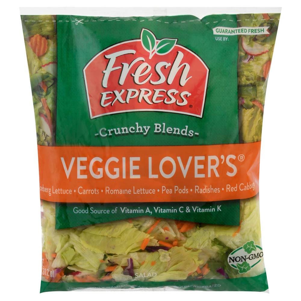 Fresh Express Crunchy Blends Veggie Lover's Salad (11 oz)