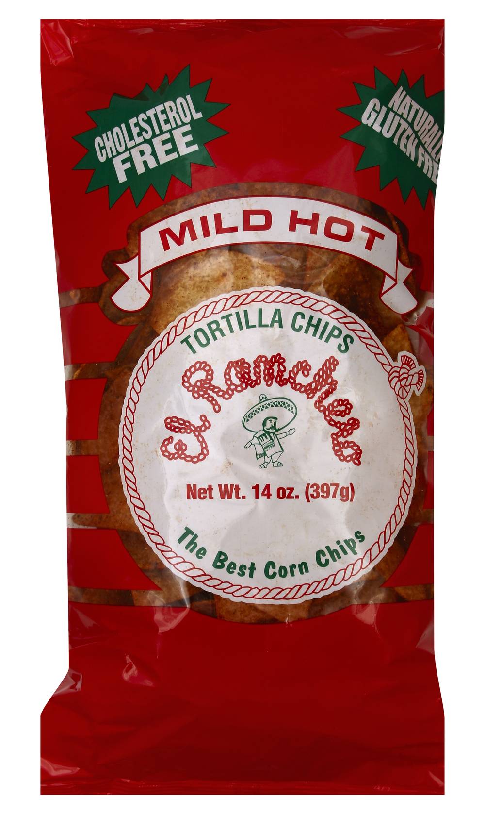 El Ranchero Mild Hot Tortilla Chips (14 oz)