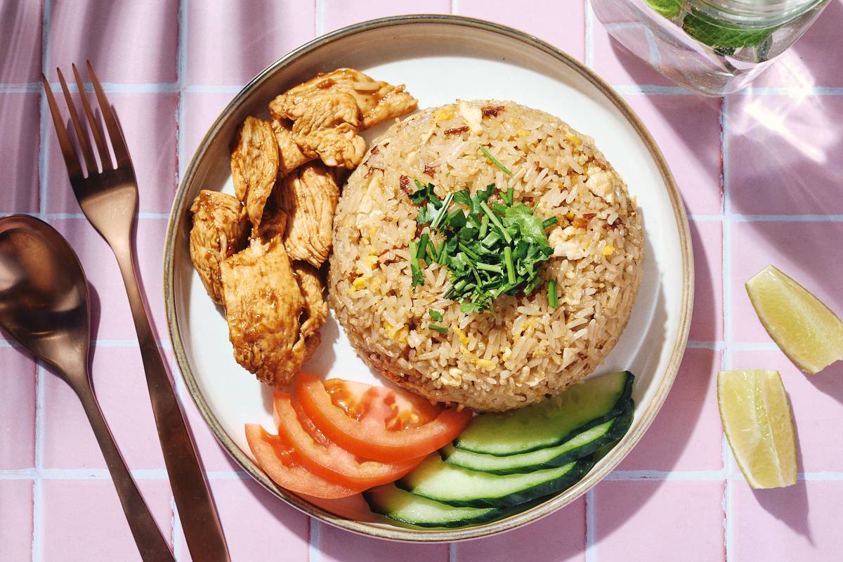 🍗 KHAO PAD KAI (POULET)🍗 X2 Les suppléments sont à payer 2 fois pour en avoir sur les 2 plats