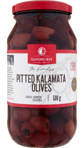 Sandhurst Pitted Kalamata Olives (500g)