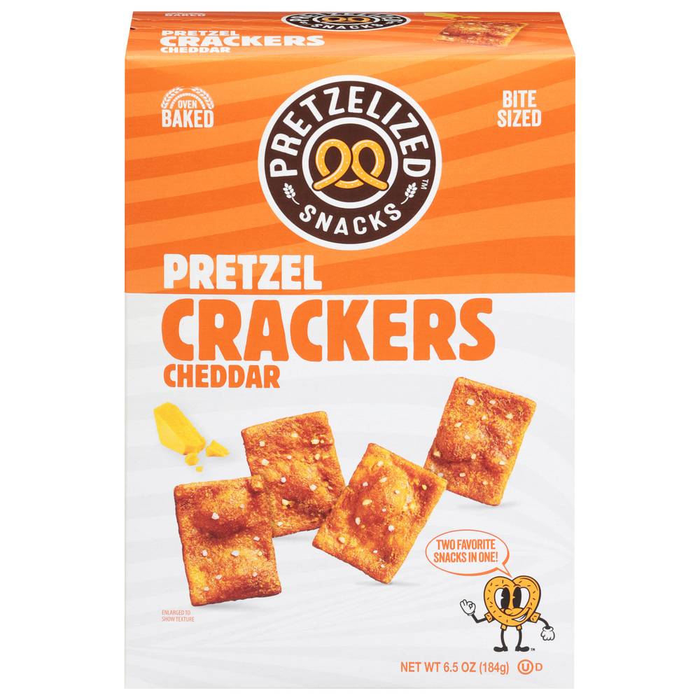 Pretzelized Cheddar Pretzel Crackers, Cheddar (6.5 oz)