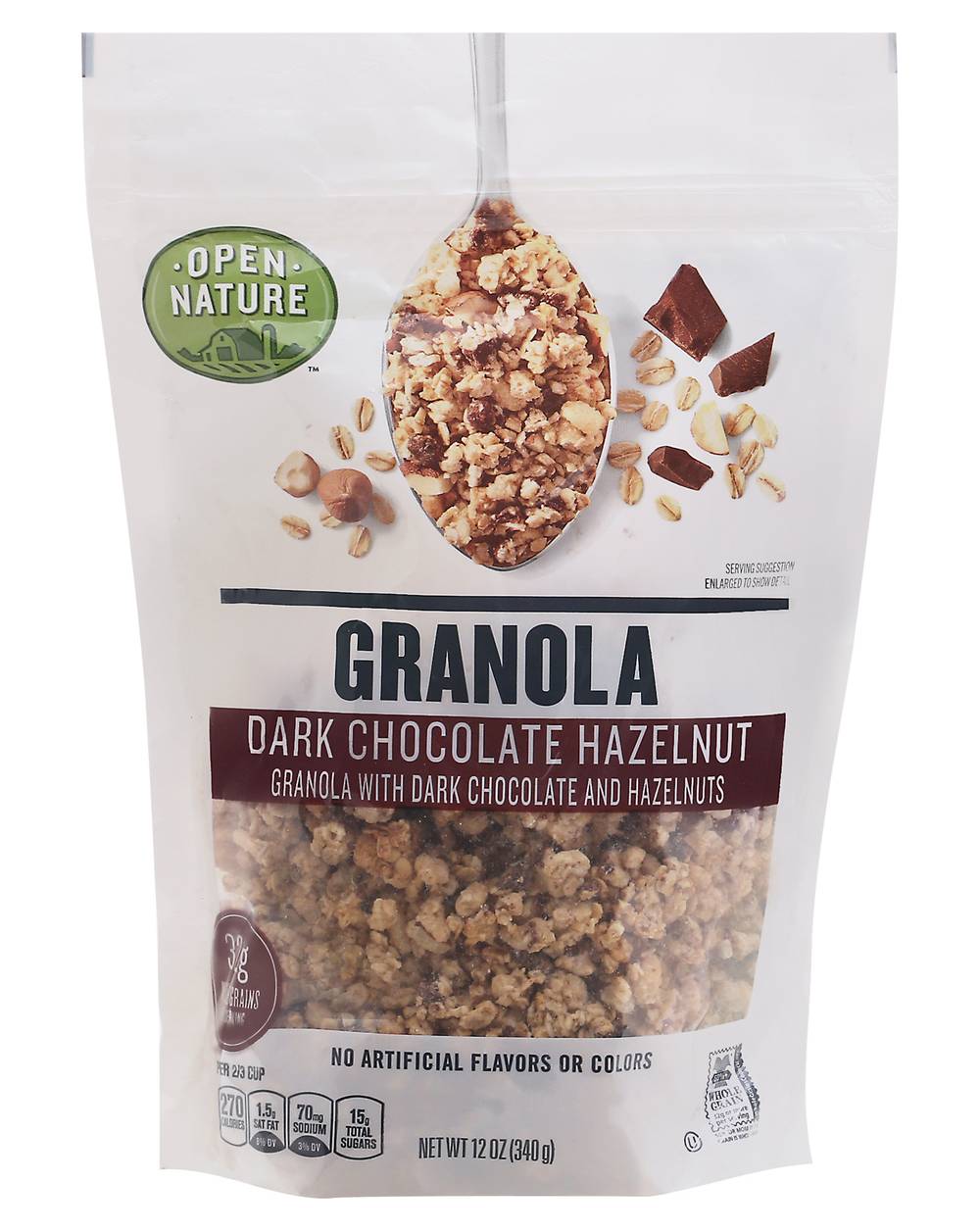 Open Nature Granola Dark Chocolate Hazelnut Heaven (12 oz)