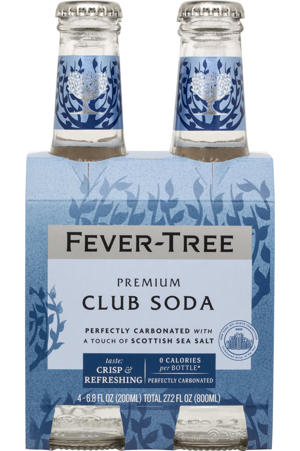 Fever-Tree Premium Club Soda (4 x 6.8 oz)