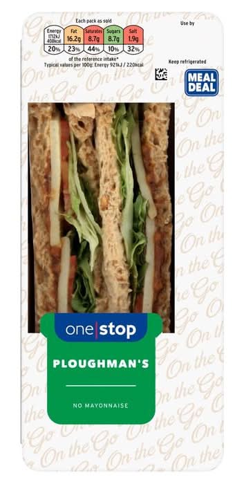 Meal Deal: Ploughman's Sandwich + Drink + Snack