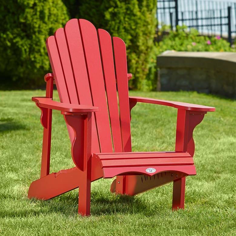 Classic Adirondack Chair Red