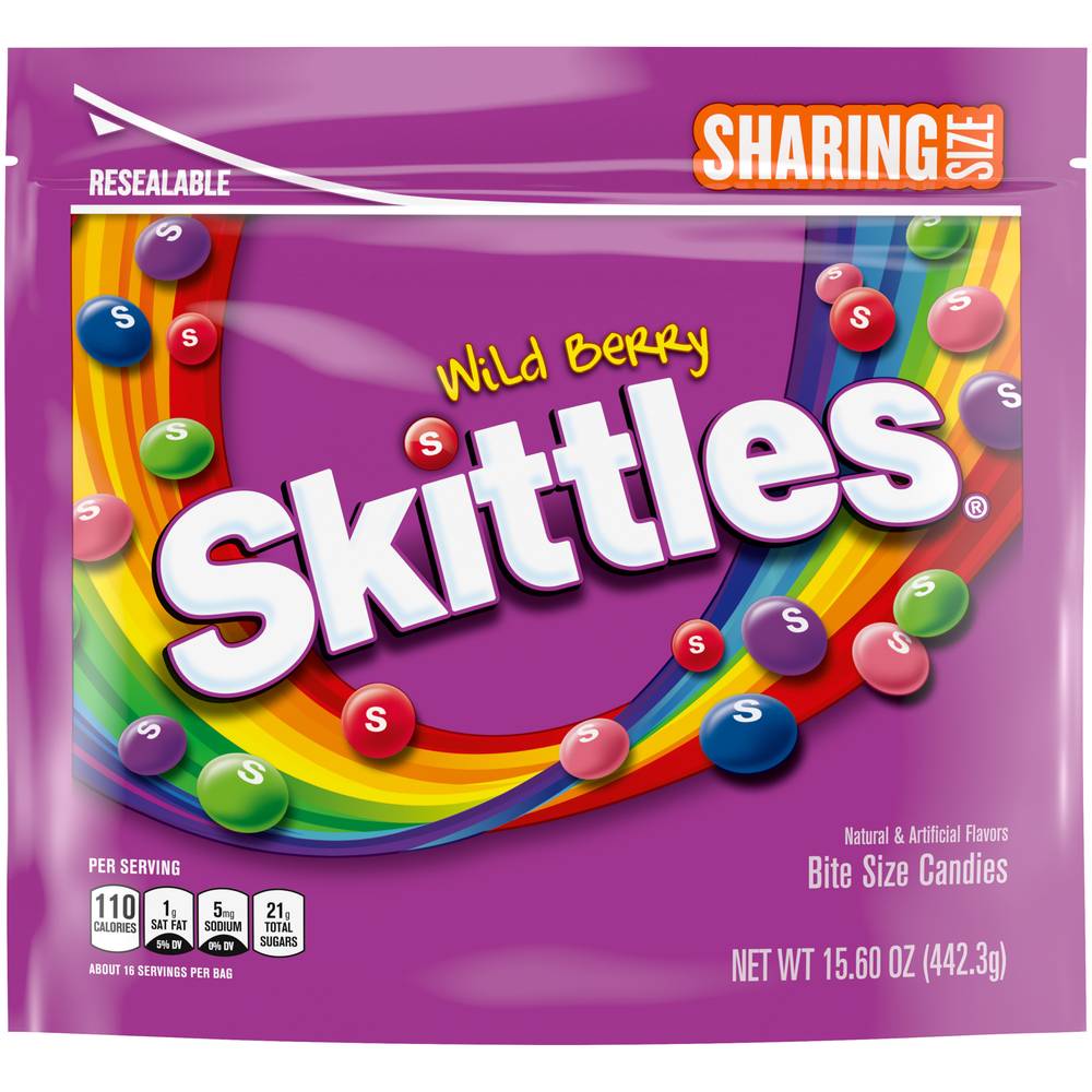 Skittles Sharing Size Candies, Wild Berry (15.6 oz)