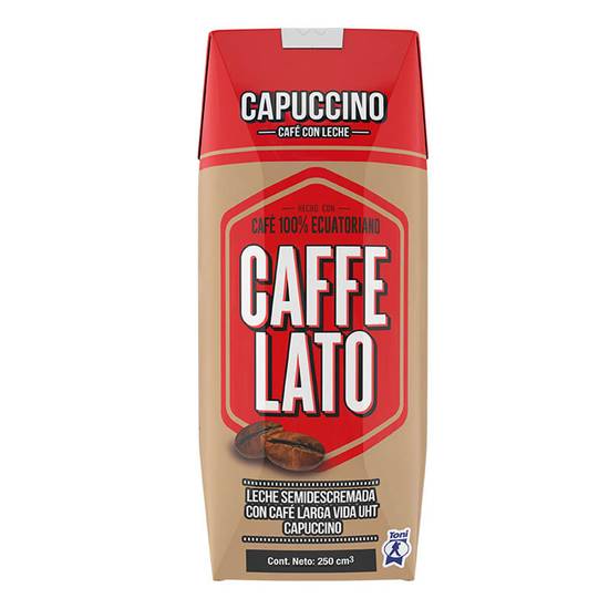 Cartón Capuccinno Caffe Lato Toni