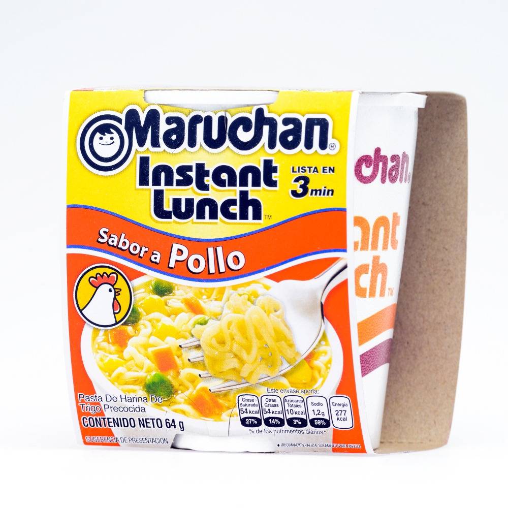 Maruchan pasta instantánea sabor pollo (pote 64 g)