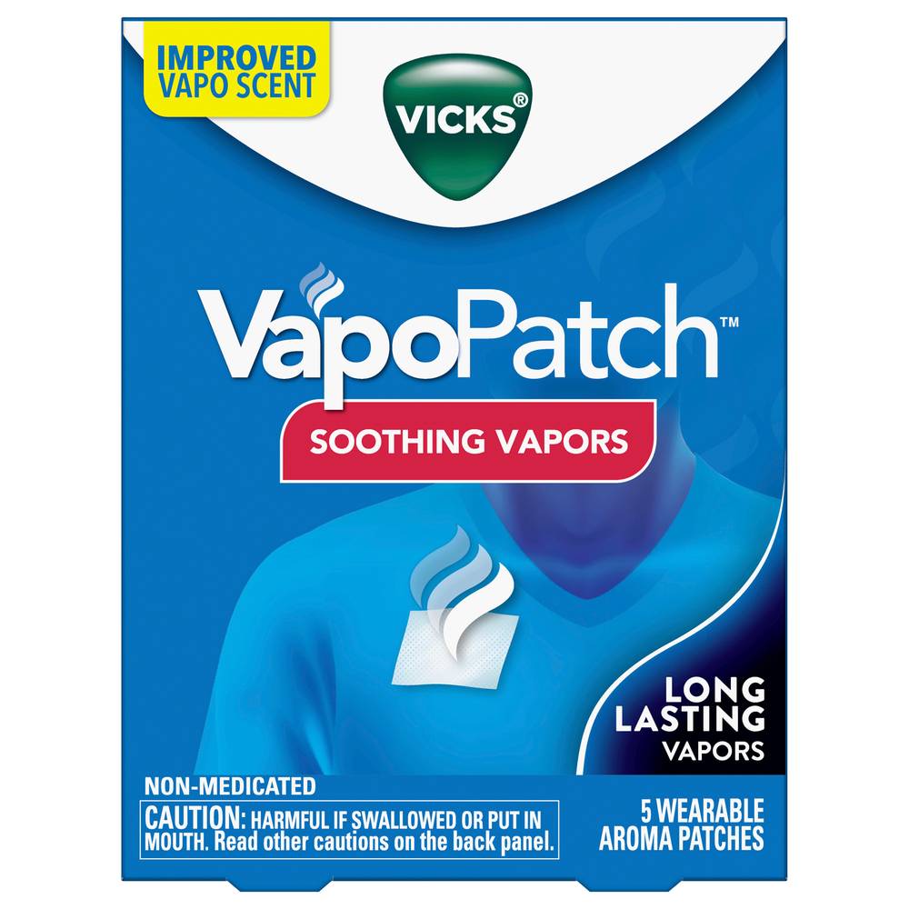 Vicks Vapopatch Long Lasting Soothing Aroma Patches (0.96 oz)