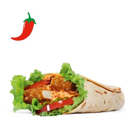 Spicy Crispy Chicken Wrap