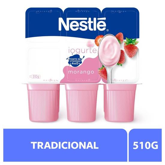 Nestlé iogurte com polpa sabor morango (510 g)