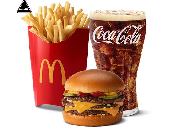 Triple Cheeseburger Meal