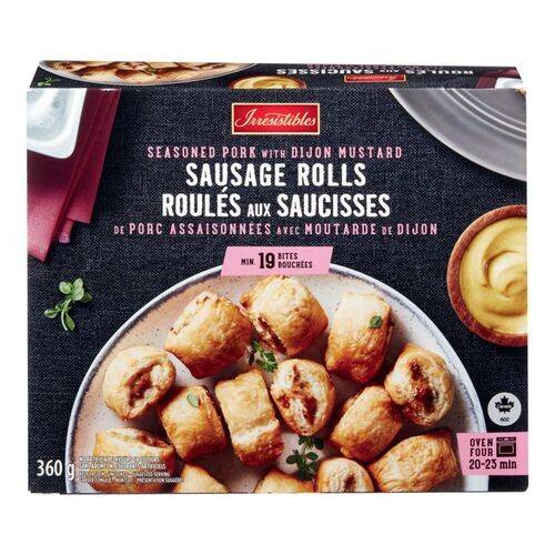 Irresistibles Seasoned With Dijon Mustard Pork Sausage Rolls (360 g)