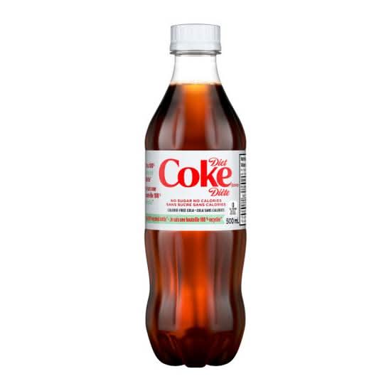 242. Diet Coke Bottle, 500 mL