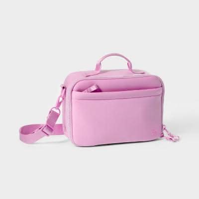 All In Motion Faux Neoprene Lunch Bag, Pink