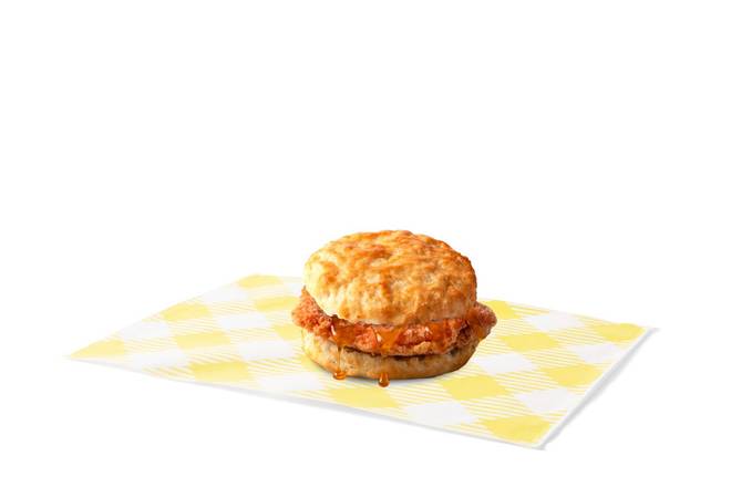 Cajun Chicken Filet Biscuit w/ Hot Honey