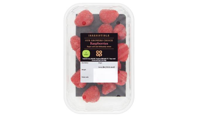 Co-op Irresistible Raspberries 125g