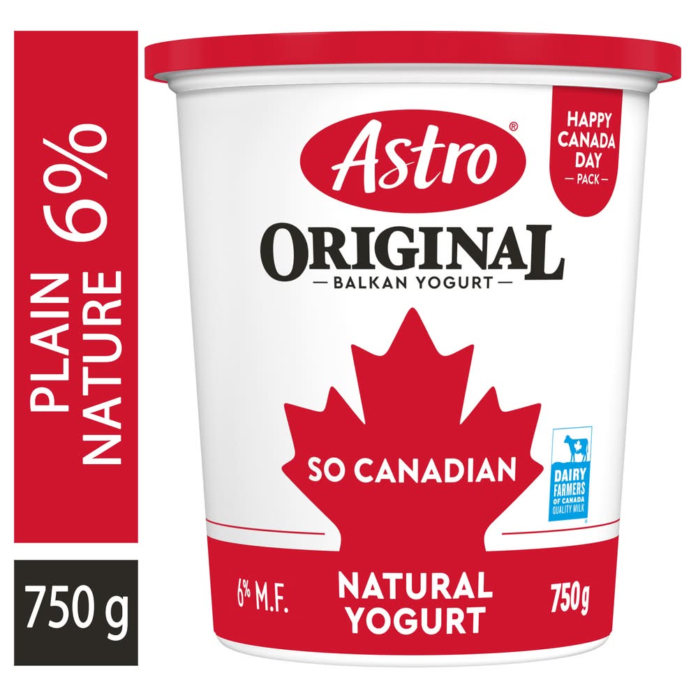 Astro Original Balkan Plain Yogurt 6% M.f (750 g)