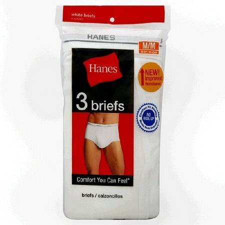 Hanes Men's Briefs Medium (3 ct)