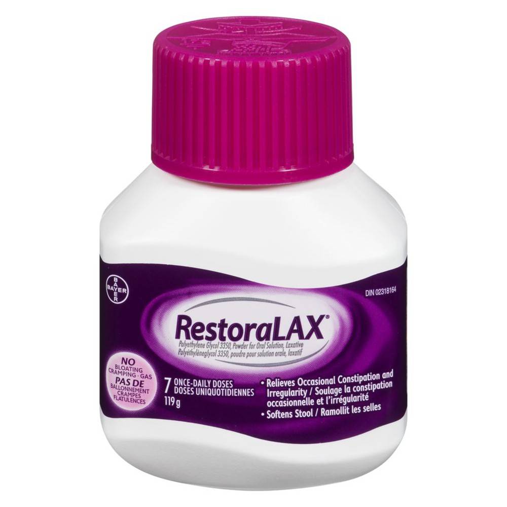 Restoralax Polyethylene Glycol 3350 Powder (119 g)