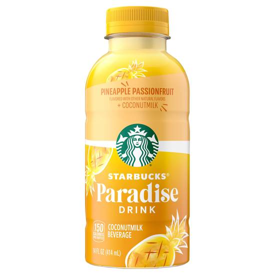 Starbucks Paradise Coconut Milk Drink (14 fl oz) (pineapple-passionfruit )