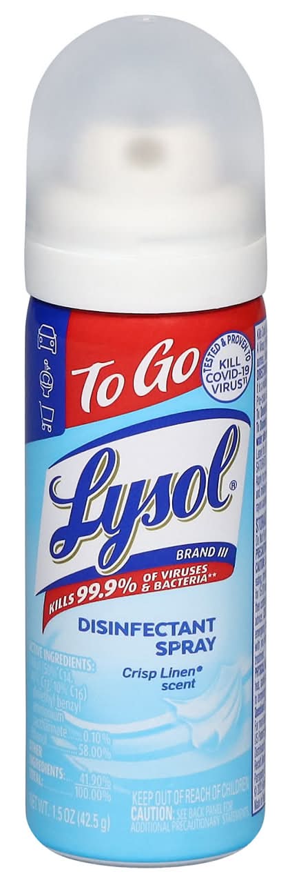 Lysol Disinfectant Spray, Crisp Linen Scent
