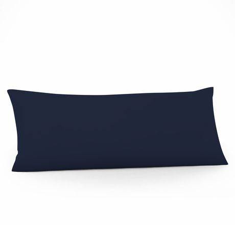 Mainstays Navy Body Pillow Case (65% polyester, 35% cotton)
