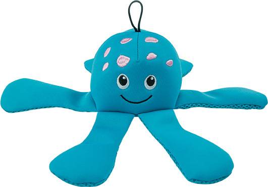 Play On Theos Octopus Dog Toy, 8 in, Blue