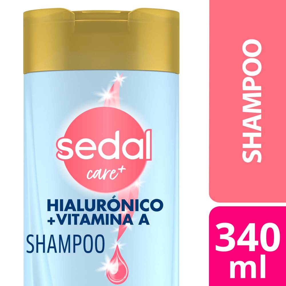 Sedal shampoo ácido hialurónico y vitamina a (340 ml)