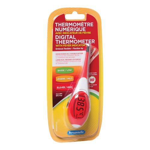 Personnelle 10 secondes flexible indicateur fièvre - digital thermometer (1 unit)