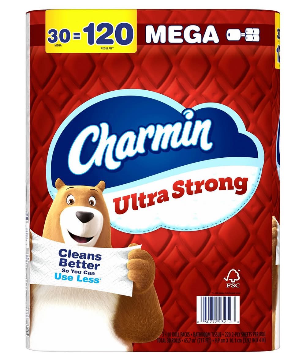 Charmin Ultra Strong Toilet Paper Mega Rolls