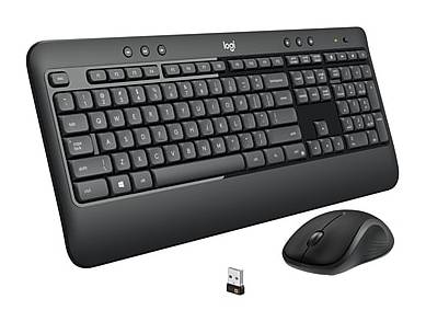 Logitech MK540 Advanced Wireless Keyboard and Mouse Combo, Black (920-008671)