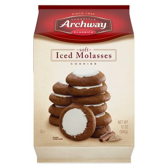 Archway Classics Soft Iced Molasses Cookies
