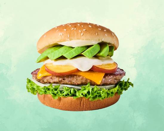 クラシックアボカドトリプルチーズバーガー～CLASSIC AVOCADO  TRIPLE CHEESE BURGER～