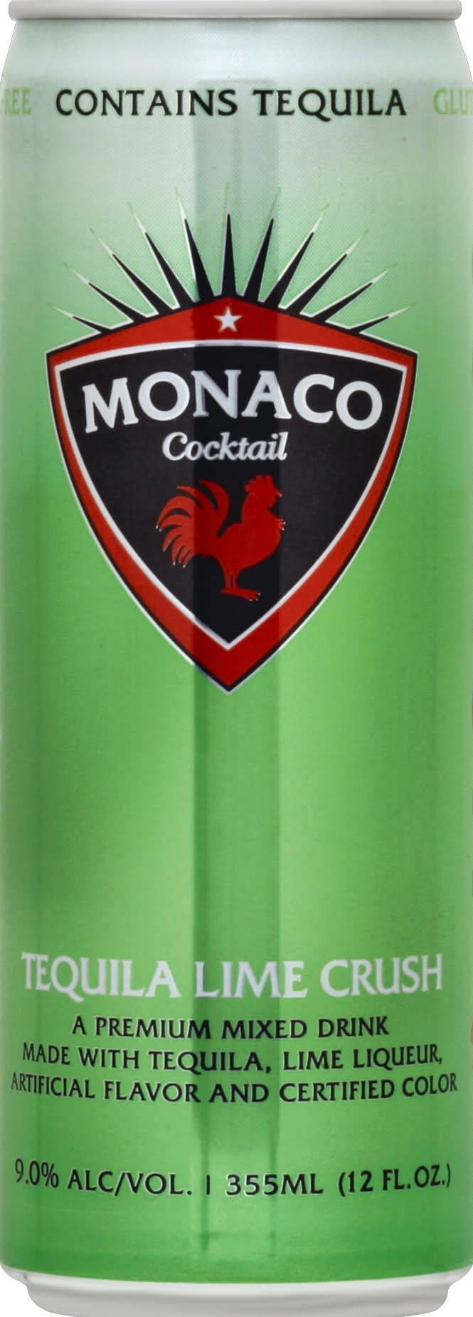 Monaco Tequila Cocktail, Lime Crush (12 fl oz)