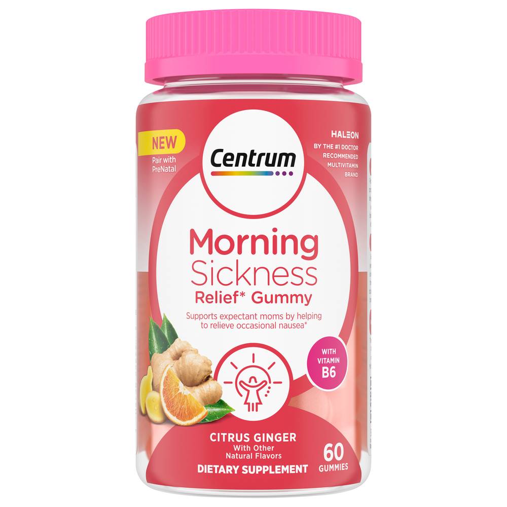 Centrum Citrus Ginger Morning Sickness Relief (60 ct)