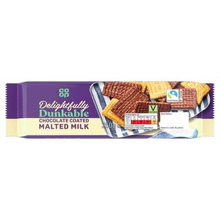 Co-op Milk Chocolate Malted Milk Biscuits 250g