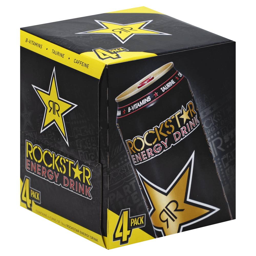 Rockstar Original Energy Drink (4 x 16 fl oz)