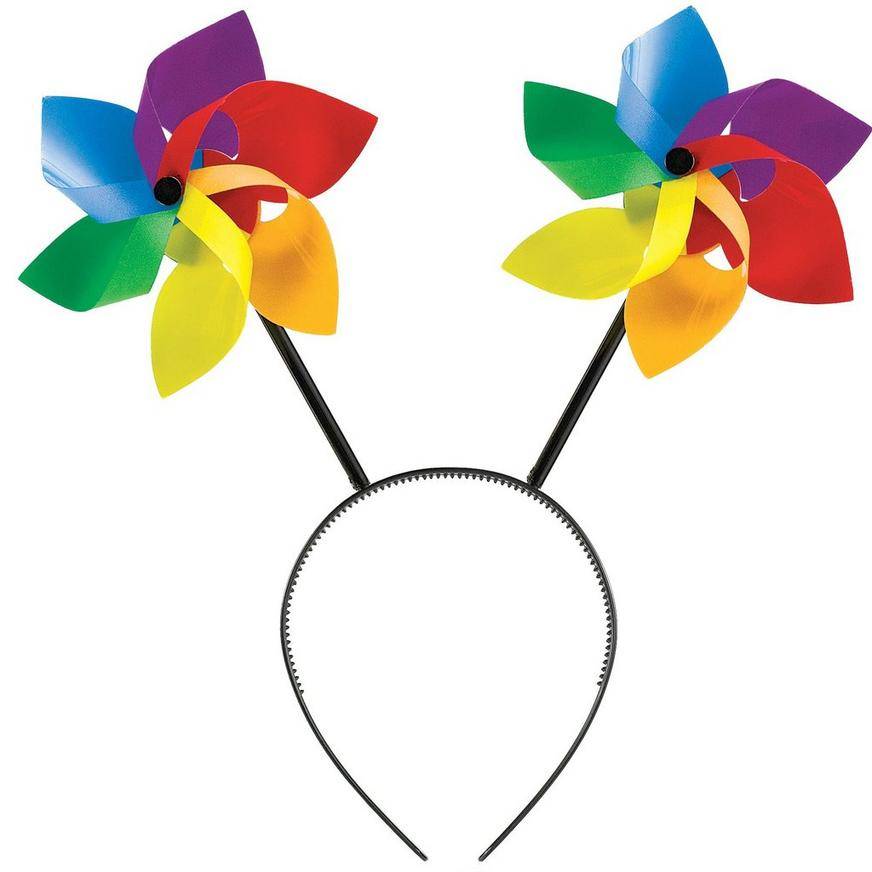 Rainbow Pinwheel Head Bopper